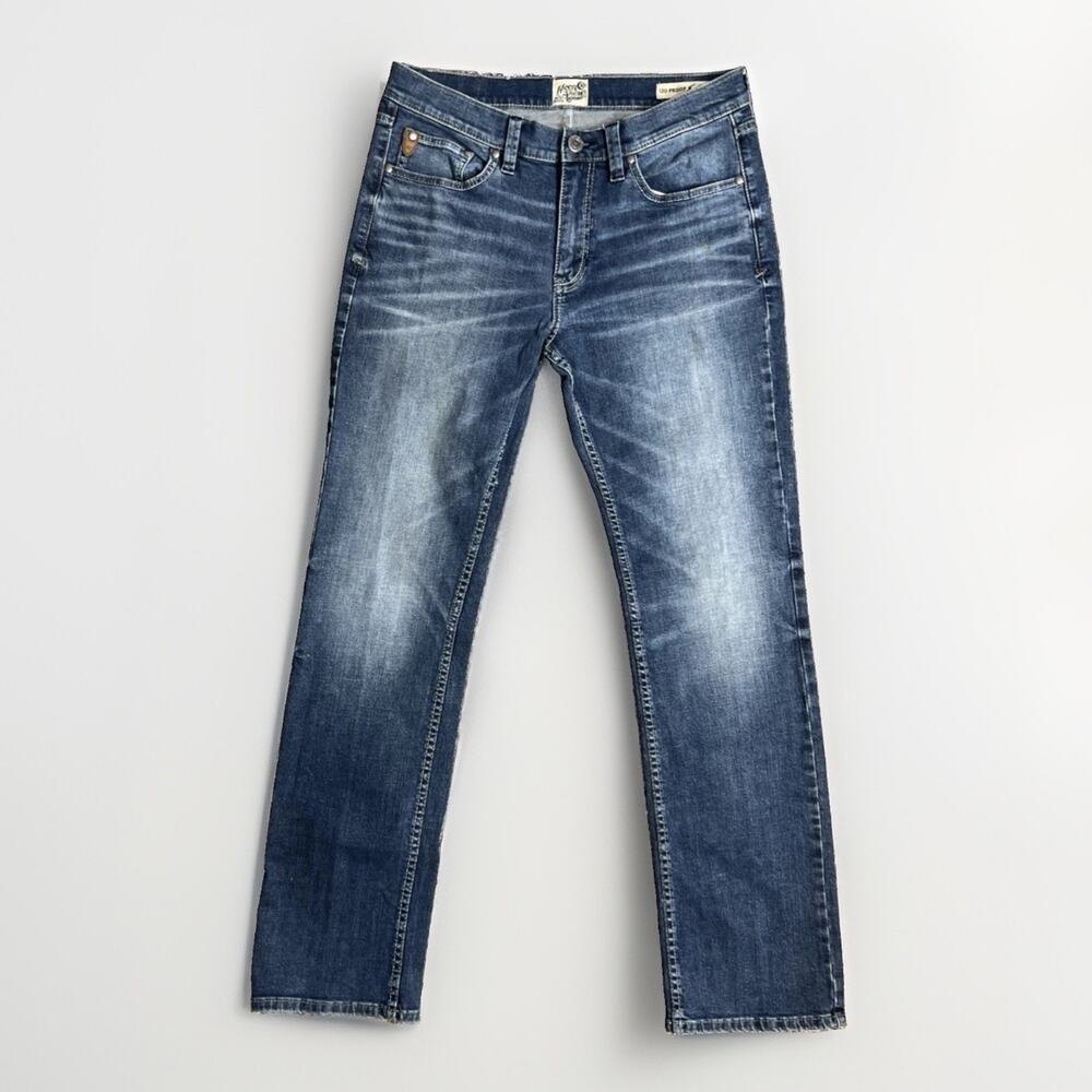 Moon Shine Spirit Brad Paisley 120 Proof Slim Straight Light Wash Jeans 34x34